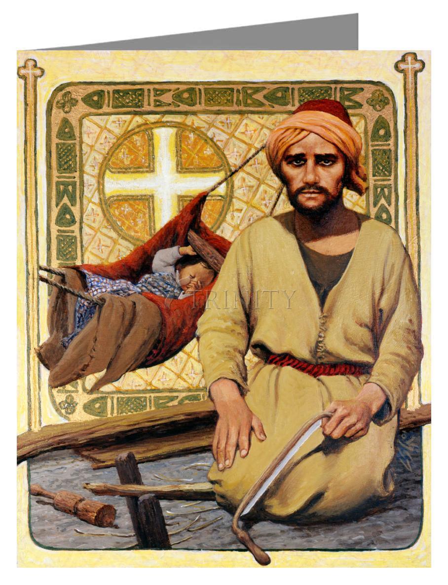 St. Joseph - Note Card by Louis Glanzman - Trinity Stores