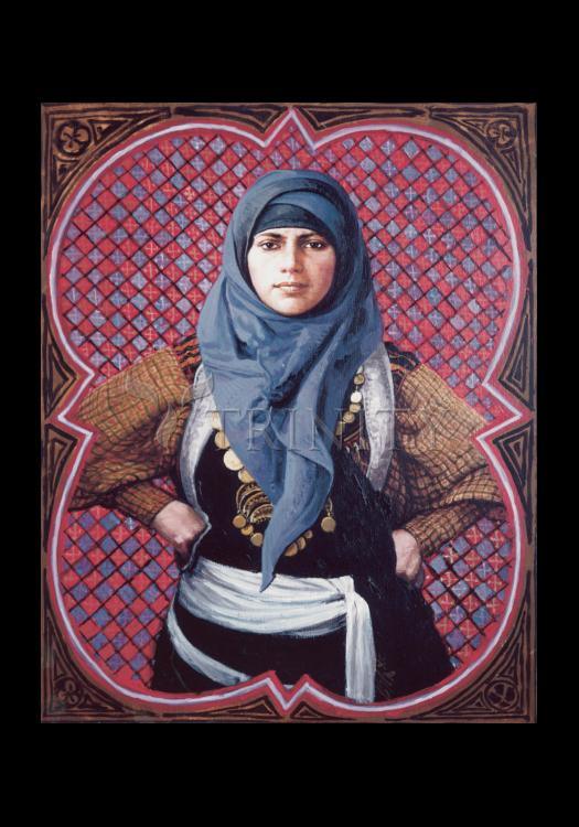 St. Martha - Holy Card by Louis Glanzman - Trinity Stores