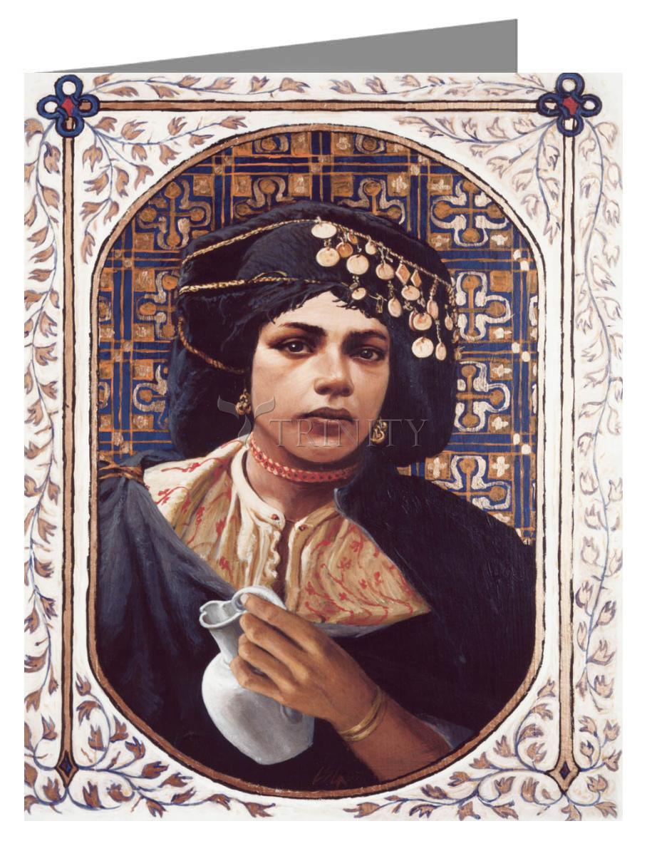 Penitent Woman - Note Card by Louis Glanzman - Trinity Stores