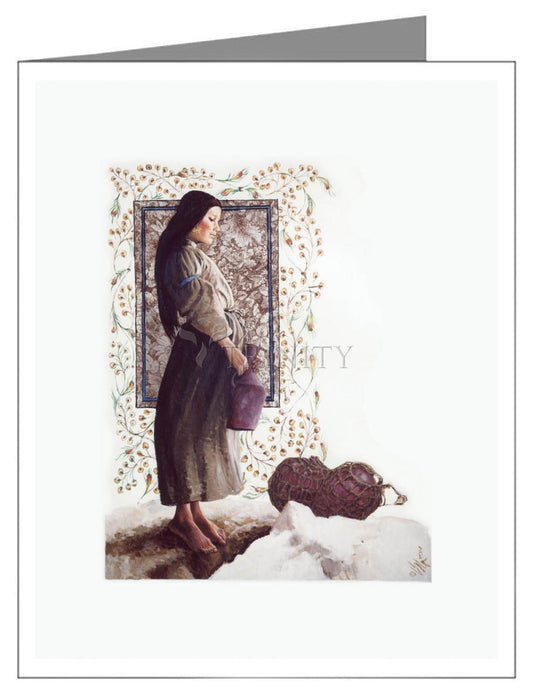 Samaritan Woman - Note Card by Louis Glanzman - Trinity Stores