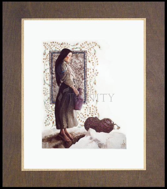Samaritan Woman - Wood Plaque Premium by Louis Glanzman - Trinity Stores