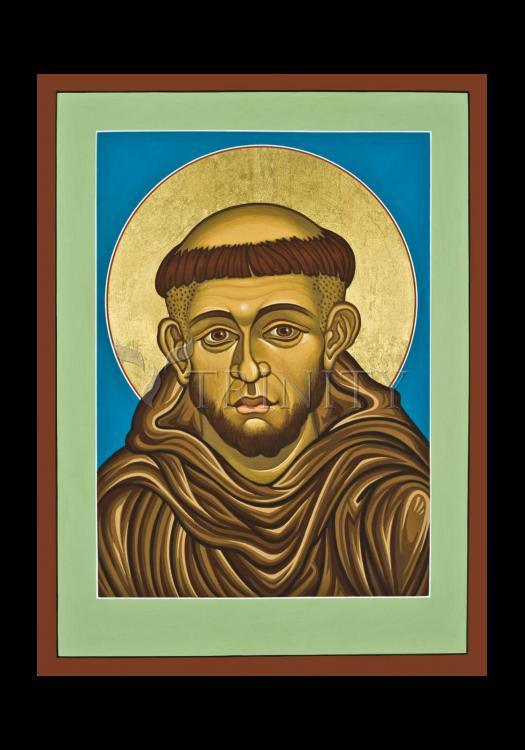 St. Francis of Assisi - Holy Card by Lewis Williams, OFS - Trinity Stores
