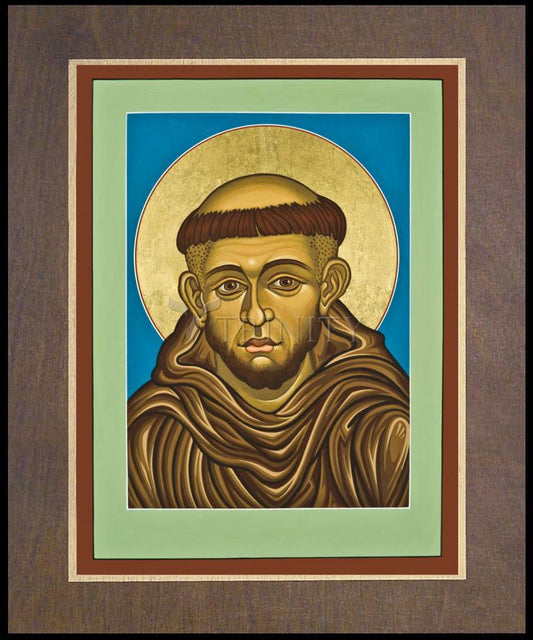 St. Francis of Assisi - Wood Plaque Premium by Lewis Williams, OFS - Trinity Stores