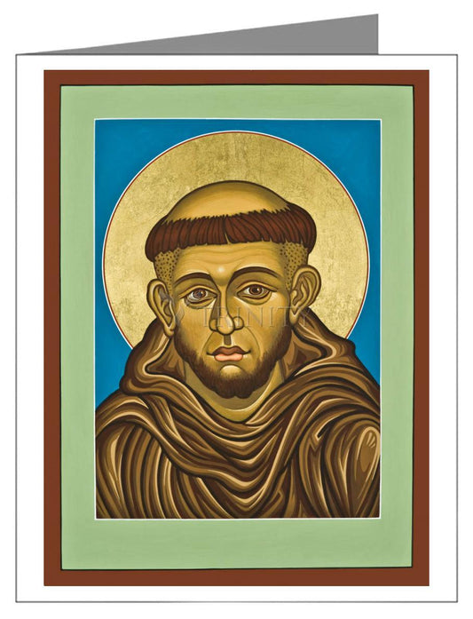 St. Francis of Assisi - Note Card Custom Text by Lewis Williams, OFS - Trinity Stores