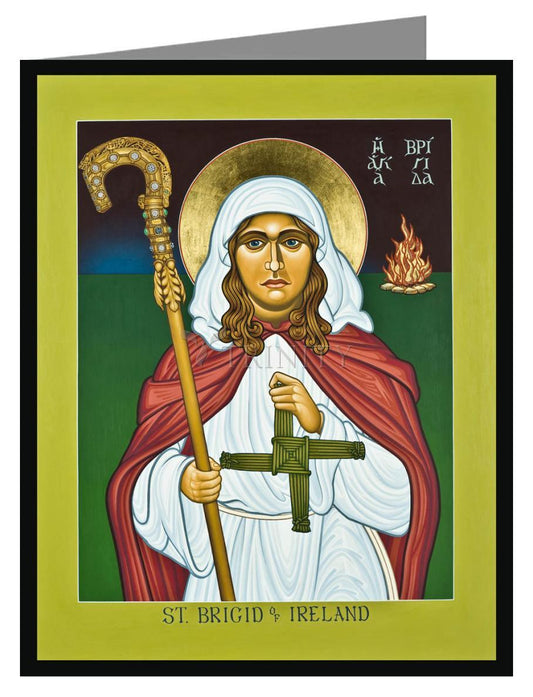 St. Brigid of Ireland - Note Card by Lewis Williams, OFS - Trinity Stores