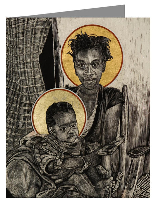 Christmas Madonna - Haiti - Note Card by Lewis Williams, OFS - Trinity Stores
