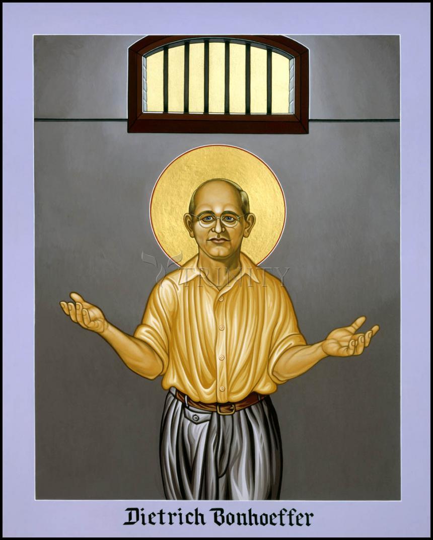 Dietrich Bonhoeffer - Wood Plaque by Lewis Williams, OFS - Trinity Stores
