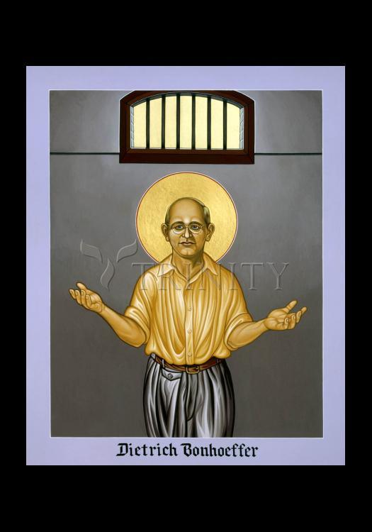 Dietrich Bonhoeffer - Holy Card by Lewis Williams, OFS - Trinity Stores