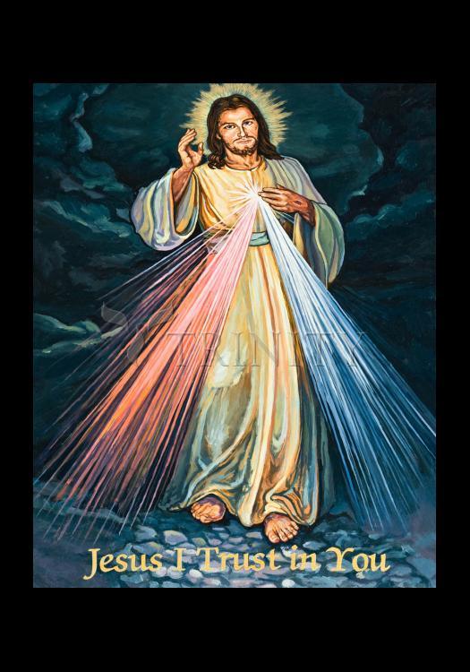 Divine Mercy - Holy Card by Lewis Williams, OFS - Trinity Stores