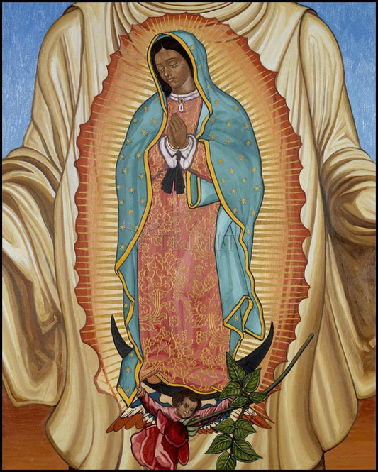 Our Lady of Guadalupe - Wood Plaque by Lewis Williams, OFS - Trinity Stores