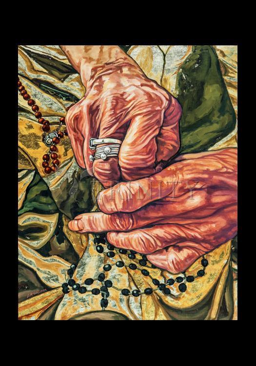 Gold Tested in Fire - Holy Card by Lewis Williams, OFS - Trinity Stores