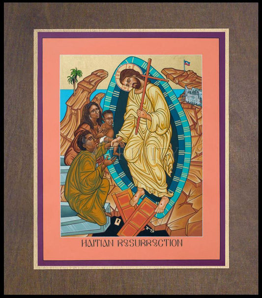 Haitian Resurrection - Wood Plaque Premium by Lewis Williams, OFS - Trinity Stores
