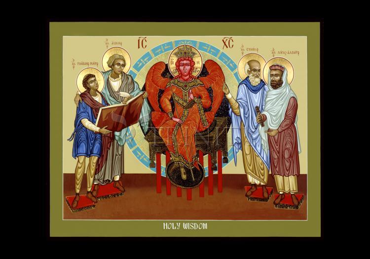 Holy Wisdom - Holy Card by Lewis Williams, OFS - Trinity Stores