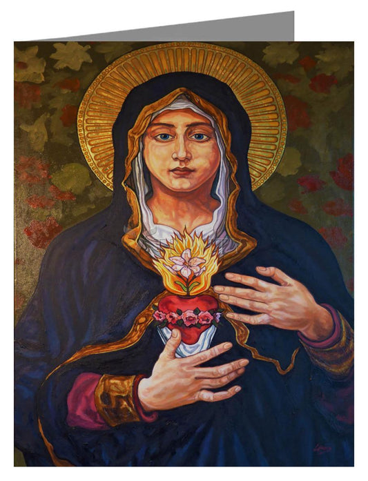Immaculate Heart of Mary - Note Card by Lewis Williams, OFS - Trinity Stores