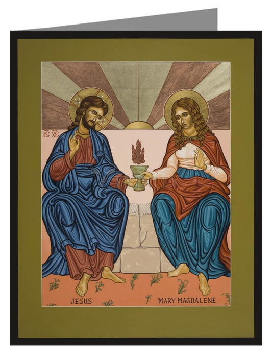 Jesus and Mary Magdalene - Note Card by Lewis Williams, OFS - Trinity Stores