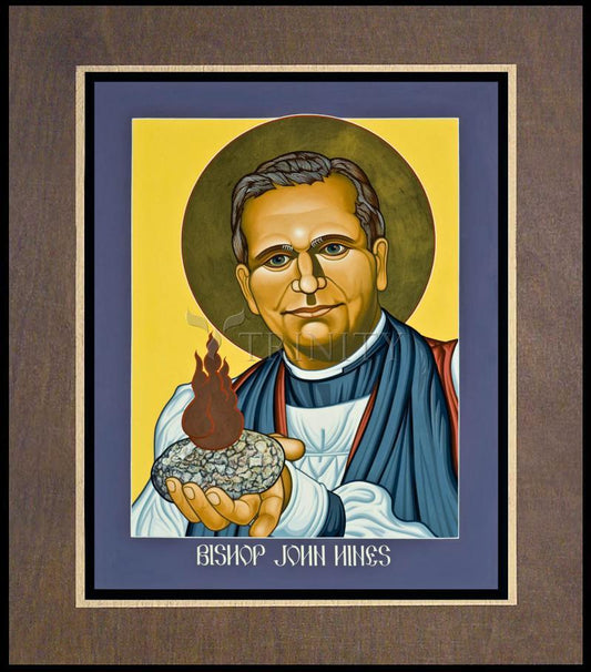 Rev. Bishop John E. Hines - Wood Plaque Premium by Lewis Williams, OFS - Trinity Stores
