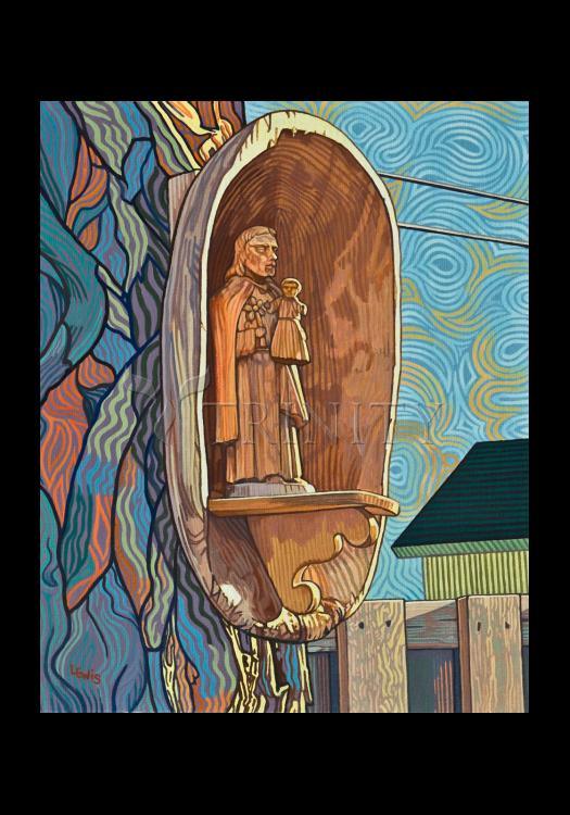 St. Joseph and Infant Jesus - Holy Card by Lewis Williams, OFS - Trinity Stores