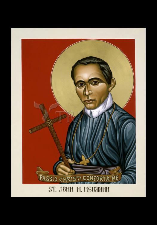 St. John Nepomucene Neumann - Holy Card by Lewis Williams, OFS - Trinity Stores