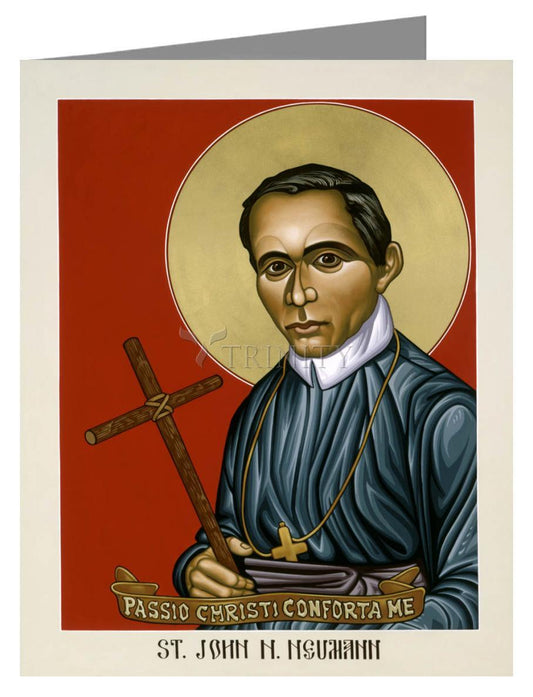 St. John Nepomucene Neumann - Note Card by Lewis Williams, OFS - Trinity Stores