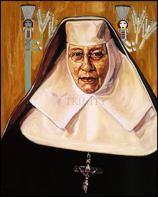 St. Katharine Drexel - Wood Plaque by Lewis Williams, OFS - Trinity Stores