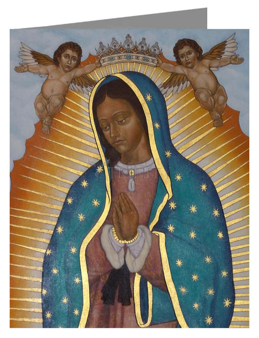 Our Lady of Guadalupe Crowned - Note Card by Lewis Williams, OFS - Trinity Stores