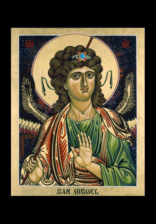 St. Michael Archangel - Holy Card by Lewis Williams, OFS - Trinity Stores