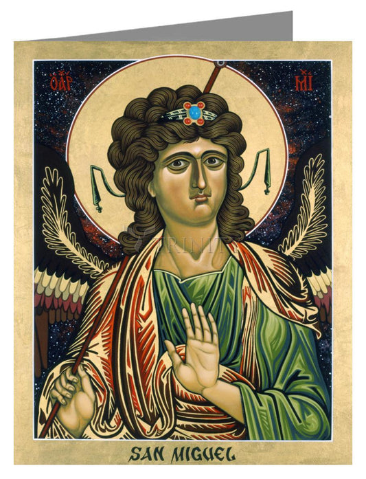 St. Michael Archangel - Note Card by Lewis Williams, OFS - Trinity Stores