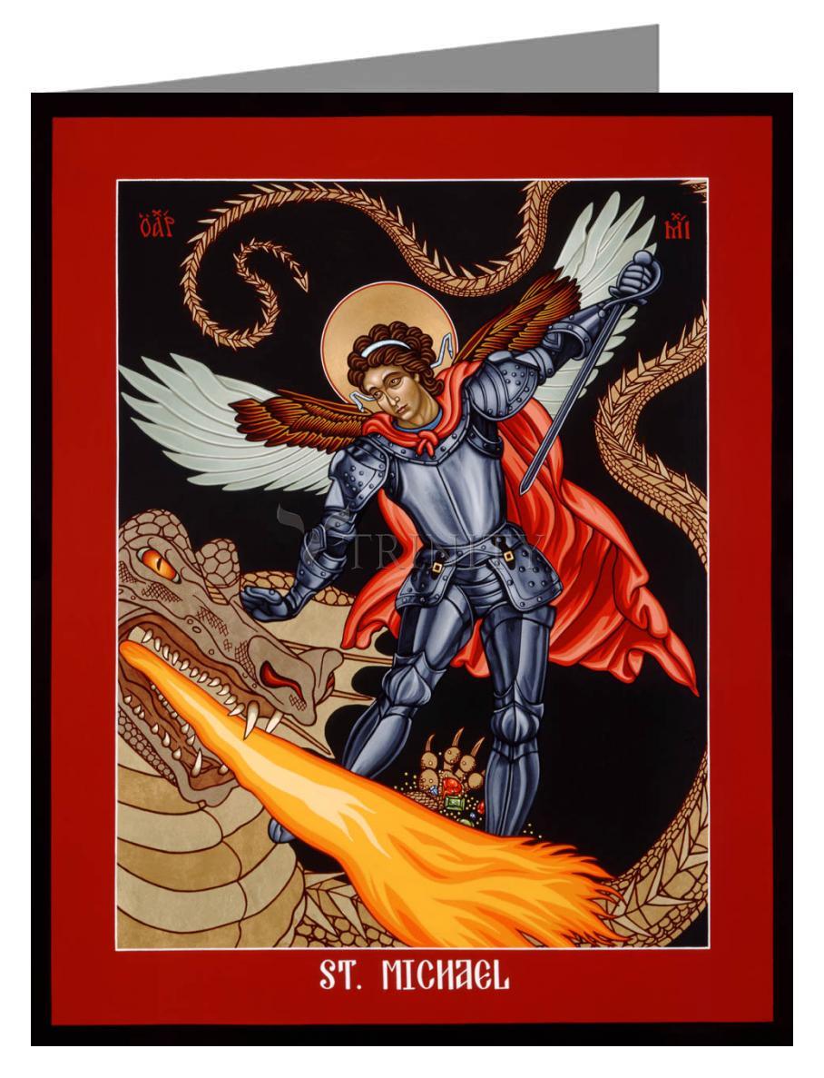 St. Michael Archangel - Note Card by Lewis Williams, OFS - Trinity Stores