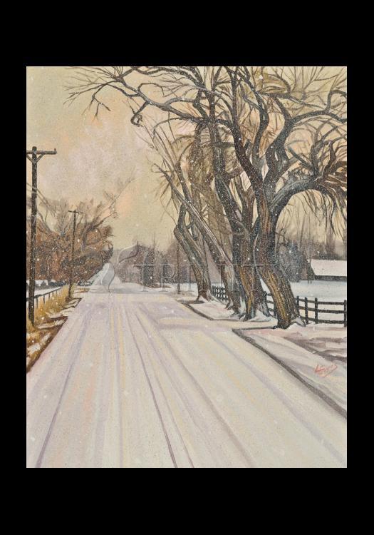 Christmas Scene: Montrose, CO - Holy Card by Lewis Williams, OFS - Trinity Stores