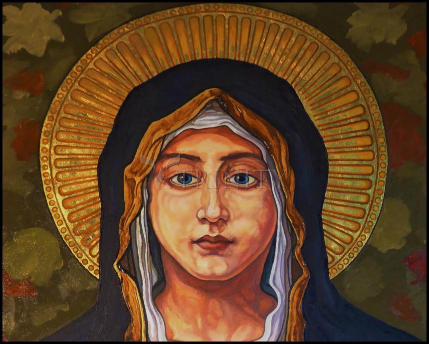 Annunciation - Wood Plaque by Lewis Williams, OFS - Trinity Stores