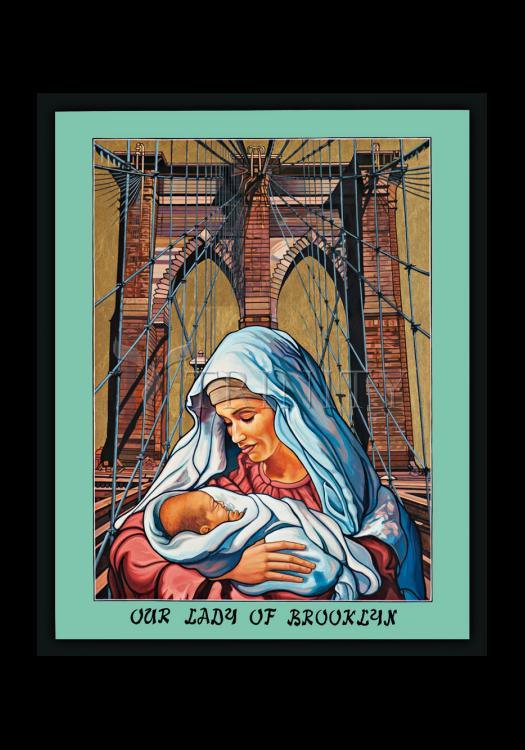 Our Lady of Brooklyn - Holy Card by Lewis Williams, OFS - Trinity Stores