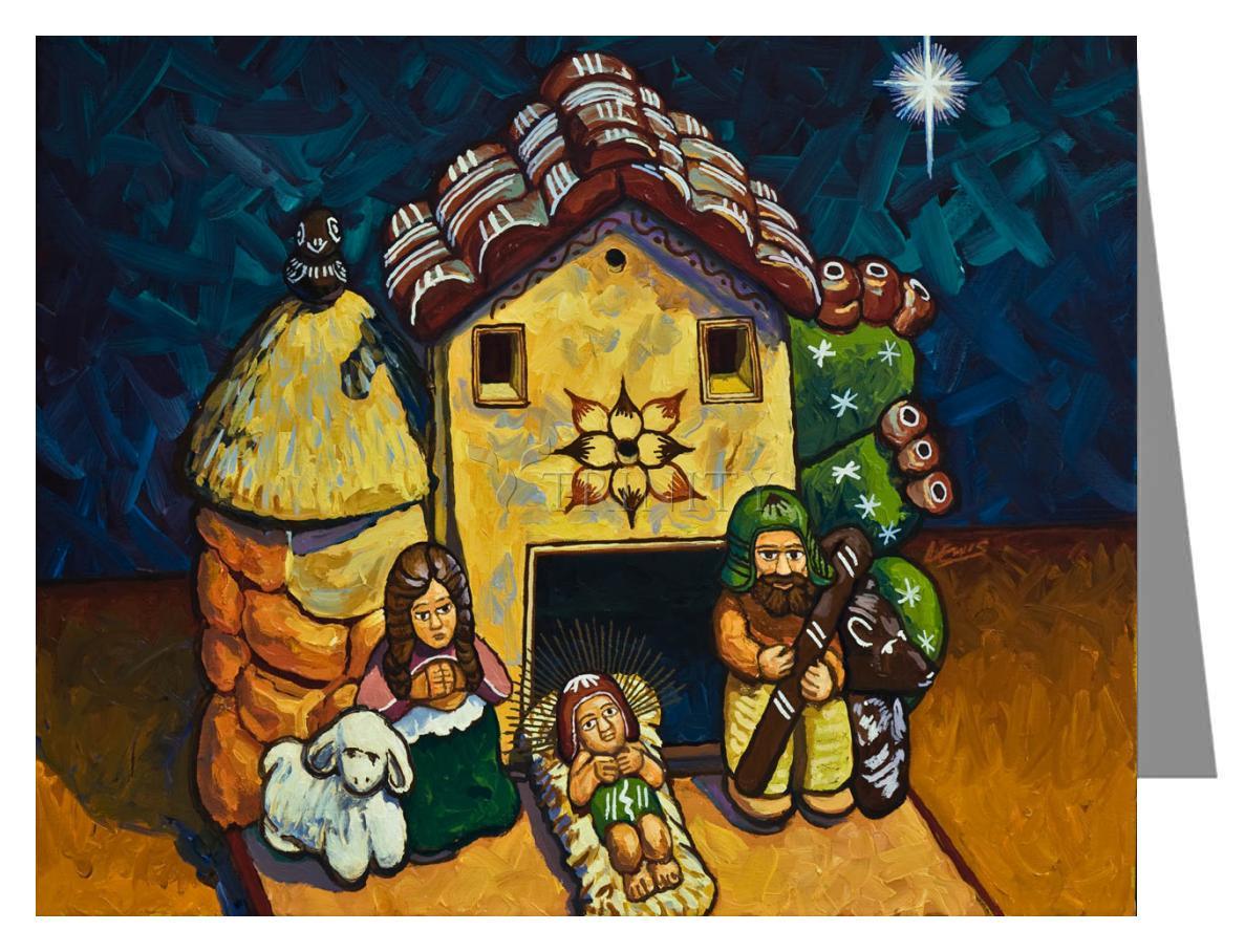 Peruvian Nativity - Note Card by Lewis Williams, OFS - Trinity Stores