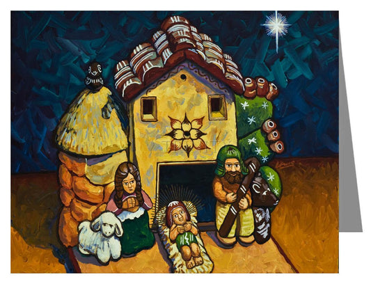 Peruvian Nativity - Note Card by Lewis Williams, OFS - Trinity Stores