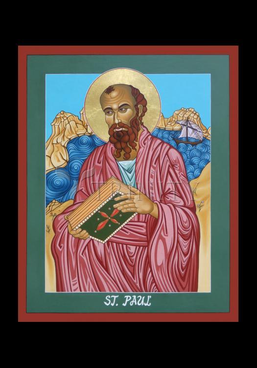St. Paul of the Shipwreck - Holy Card by Lewis Williams, OFS - Trinity Stores