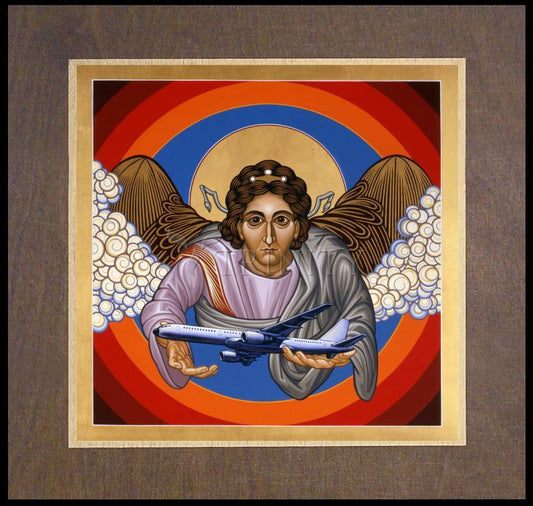 St. Raphael Archangel - Wood Plaque Premium by Lewis Williams, OFS - Trinity Stores