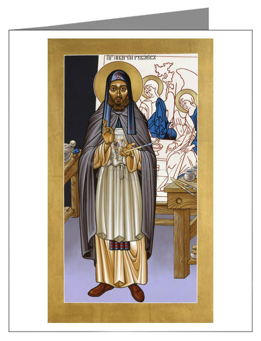 St. Andrei Rublev - Note Card by Lewis Williams, OFS - Trinity Stores