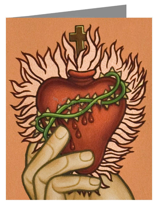 Sacred Heart - Note Card by Lewis Williams, OFS - Trinity Stores