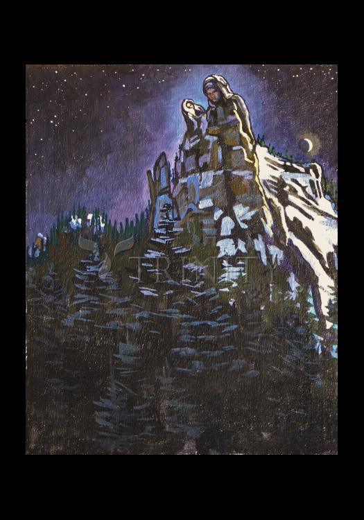 Our Lady of the Snows - Holy Card by Lewis Williams, OFS - Trinity Stores