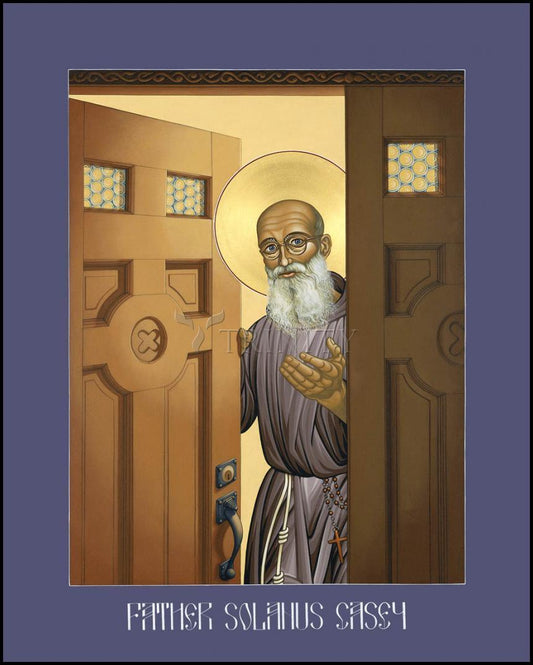 Bl. Solanus Casey - Wood Plaque by Lewis Williams, OFS - Trinity Stores