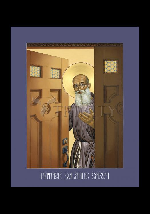 Bl. Solanus Casey - Holy Card by Lewis Williams, OFS - Trinity Stores