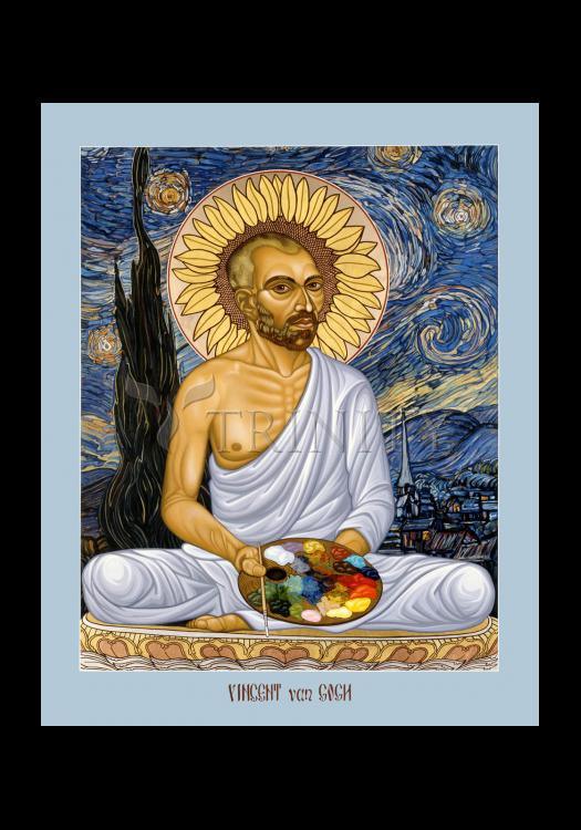 Vincent van Gogh: Starry Night - Holy Card by Lewis Williams, OFS - Trinity Stores
