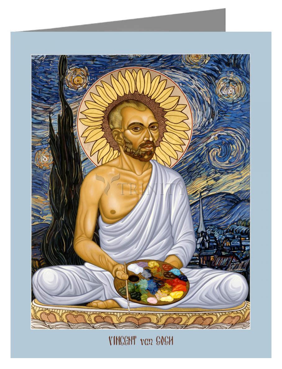 Vincent van Gogh: Starry Night - Note Card Custom Text by Lewis Williams, OFS - Trinity Stores