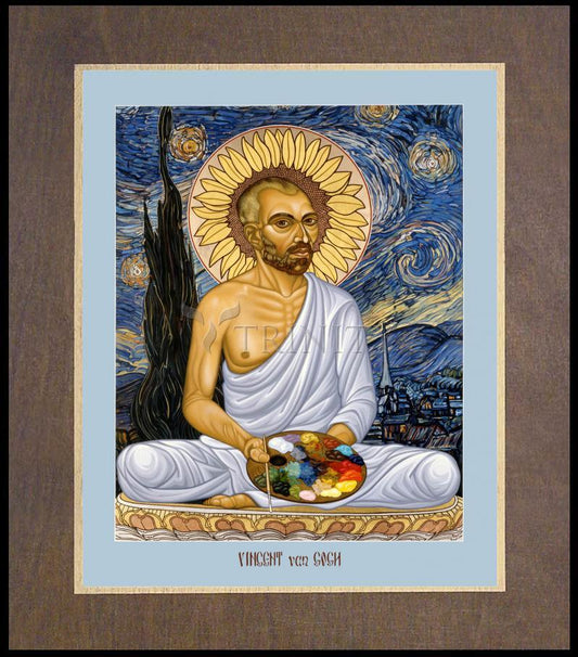 Vincent van Gogh: Starry Night - Wood Plaque Premium by Lewis Williams, OFS - Trinity Stores