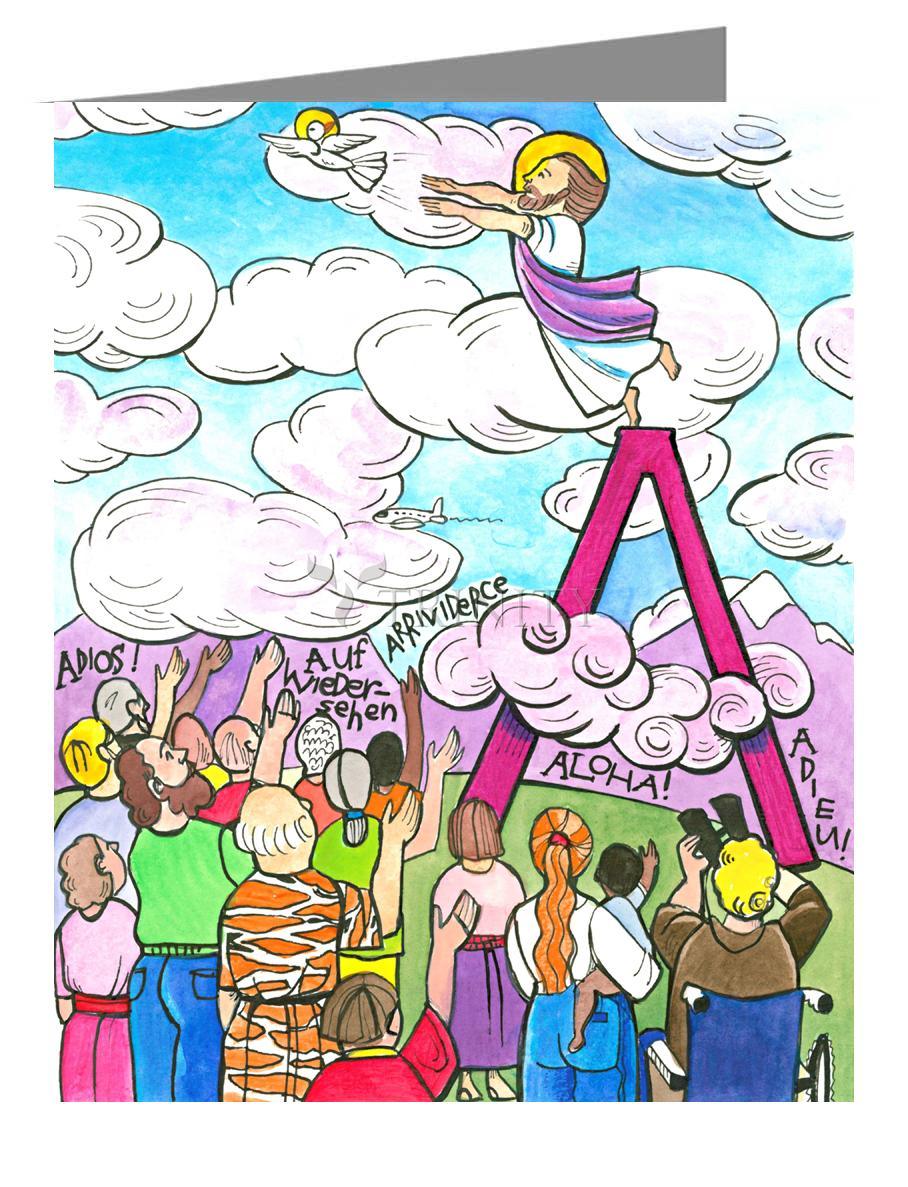 All Apostles At Ascension - Note Card Custom Text by Br. Mickey McGrath, OSFS - Trinity Stores