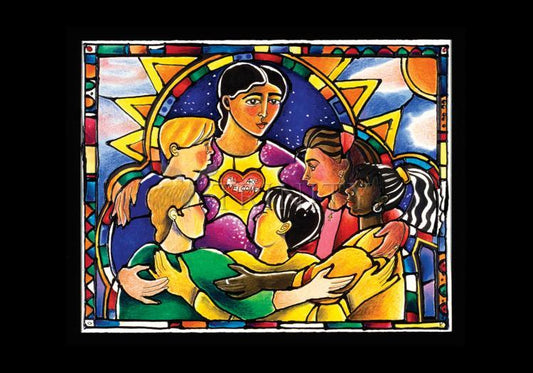 All Are Welcome - Holy Card by Br. Mickey McGrath, OSFS - Trinity Stores