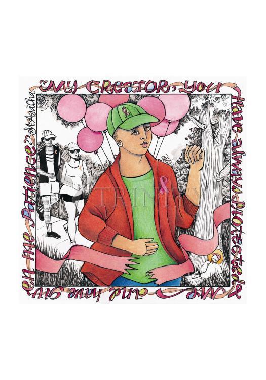 St. Agatha - Holy Card by Br. Mickey McGrath, OSFS - Trinity Stores