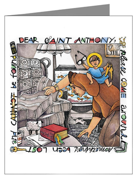 St. Anthony of Padua - Note Card by Br. Mickey McGrath, OSFS - Trinity Stores