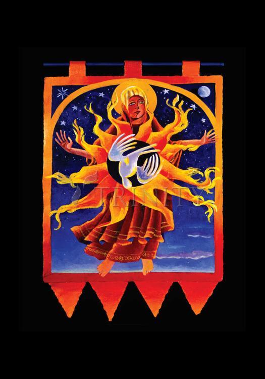 Assumption into Heaven - Holy Card by Br. Mickey McGrath, OSFS - Trinity Stores