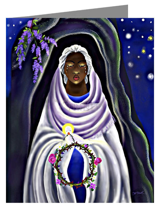 Mother Mary at Tomb - Note Card Custom Text by Br. Mickey McGrath, OSFS - Trinity Stores