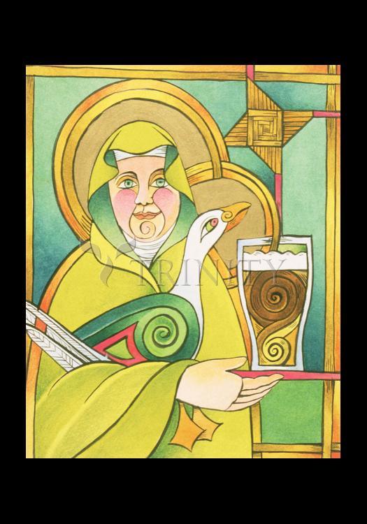 St. Brigid of 100,000 Welcomes - Holy Card by Br. Mickey McGrath, OSFS - Trinity Stores